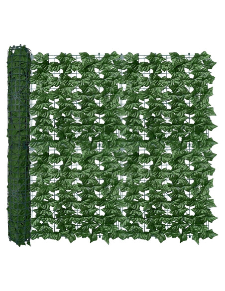 Panel de Hiedra Artificial ODTORY 101,6x406,4 cm Verde