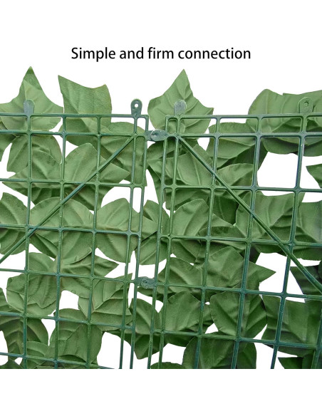 Panel de Hiedra Artificial ODTORY 101,6x406,4 cm Verde