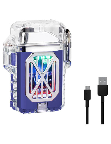 Encendedor Eléctrico GADATOP Doble Arco Impermeable LED