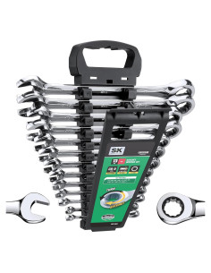 Juego de Llaves Combinadas SK 13 Piezas 1/4" a 1" CR-V