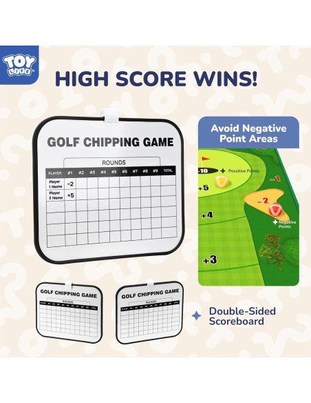 Alfombra de Golf Chipping TOY Life 182x152 cm con Pelotas