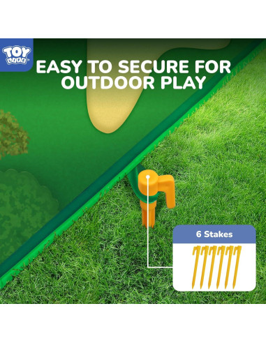 Alfombra de Golf Chipping TOY Life 182x152 cm con Pelotas