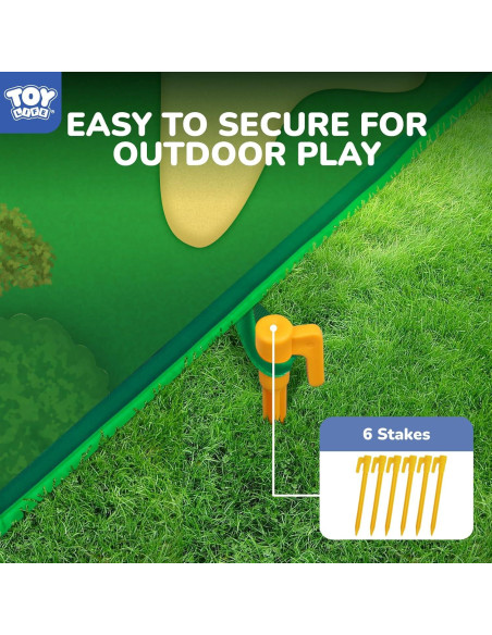 Alfombra de Golf Chipping TOY Life 182x152 cm con Pelotas