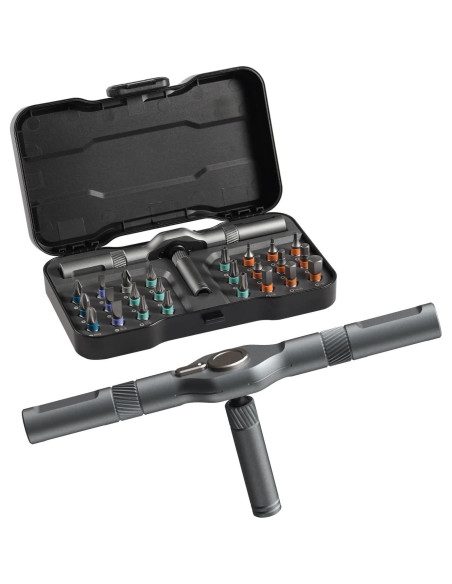 ATuMan 24 en 1 Destornillador Carraca con Puntas de Acero