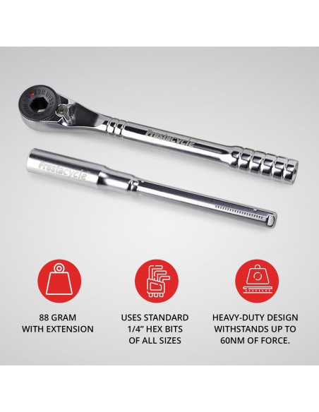 Herramienta Ratchet Prestacycle T-Handle 60Nm Compacta