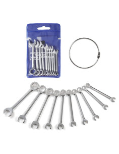 Juego de Llaves Combinadas Mini Alladaga 10 Piezas Métricas