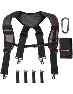 Tirantes KUNN con Almohadilla de Gel para Cinturón 7,62 cm 2