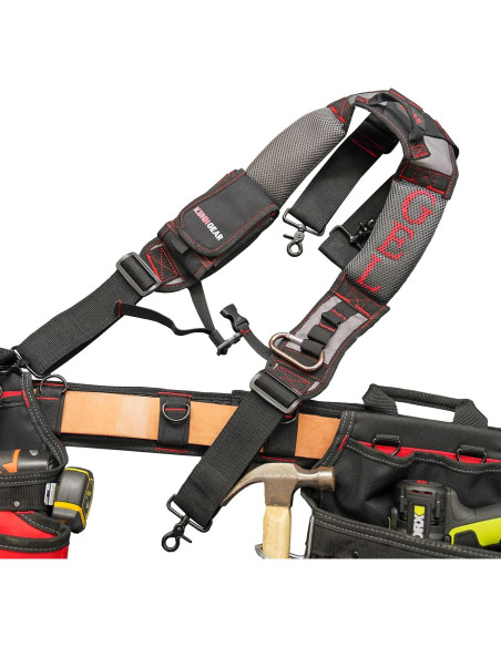 Tirantes KUNN con Almohadilla de Gel para Cinturón 7,62 cm