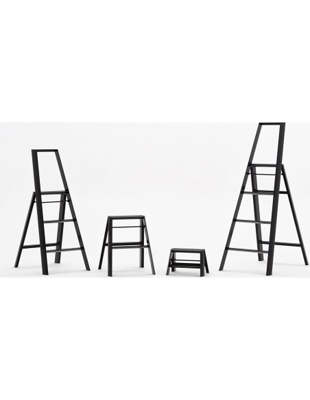 Escalera de Paso Hasegawa Lucano 1 Peldaño Negra