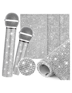 Calcomanías para Mango de Micrófono Facmogu 3PCS Brillantes