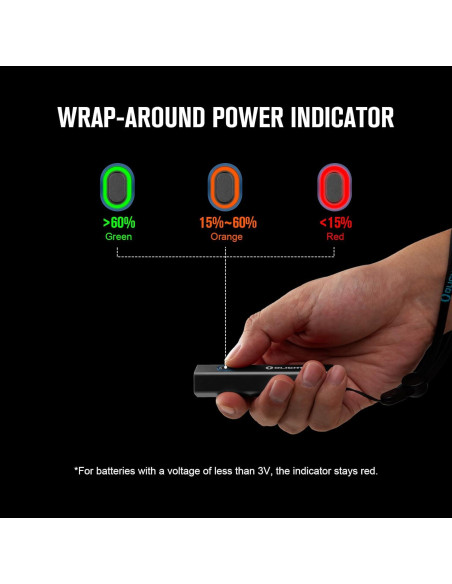 Linterna de llavero recargable OLIGHT Diffuse 700 lúmenes