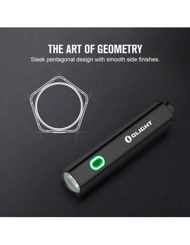 Linterna de llavero recargable OLIGHT Diffuse 700 lúmenes