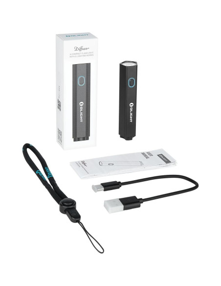 Linterna de llavero recargable OLIGHT Diffuse 700 lúmenes