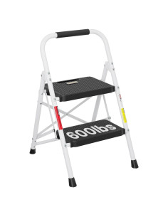 Escalera Plegable BONTEC 2 Peldaños 272kg Antideslizante