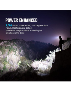 Linterna Frontal OLIGHT Perun 2 2500 Lúmenes Recargable 2