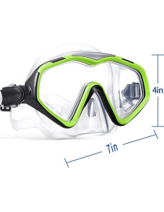 Máscara de Buceo iGym Snorkel, Lente Ultra Clara, Ajustable 2