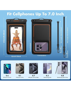 Funda Impermeable Flotante UNBREAKcable para Teléfono 7" 2