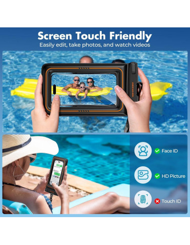 Funda Impermeable Flotante UNBREAKcable para Teléfono 7"