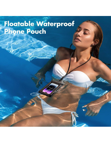 Funda Impermeable Flotante UNBREAKcable para Teléfono 7"