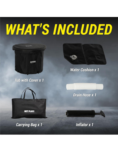 Bañera de Hielo Portátil NET PLAYZ 74.93x89.92 cm