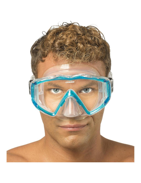 Máscara Cressi Pano 3 para Buceo y Snorkel - Visión Panorámica