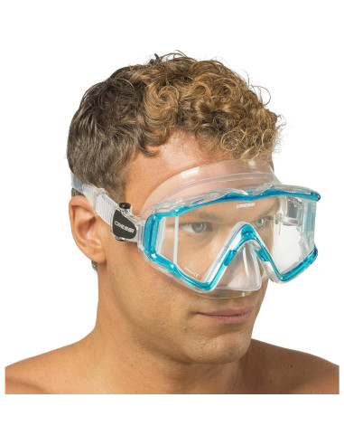 Máscara Cressi Pano 3 para Buceo y Snorkel - Visión Panorámica