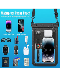 Funda Impermeable Universal Mateprox 2-Pack 21.5 cm 2