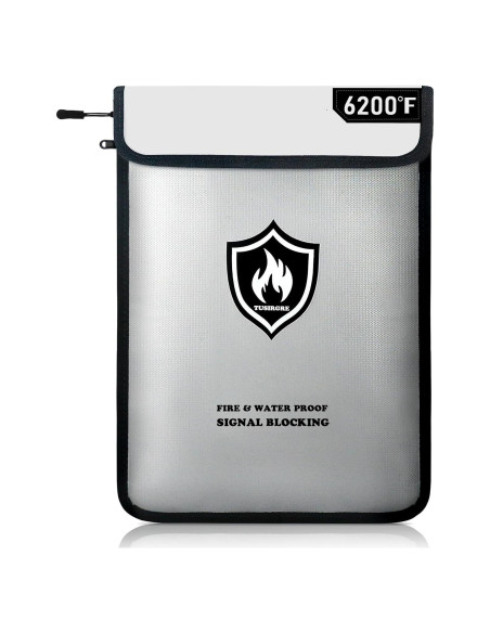 Bolsa Ignífuga Tusirgre 40x29 cm con Protección RFID
