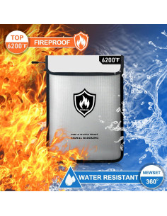 Bolsa Ignífuga Tusirgre 40x29 cm con Protección RFID 2