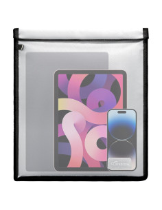 Bolsa Faraday OFASIZEN para Laptop Gris Resistente al Fuego