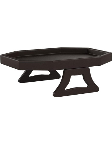 Mesa de Clip para Sofá Xchouxer, Bandeja Reposabrazos Marrón