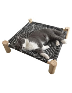 Hamaca para Gato/Perro Pozico Cama Elevada Madera 49.8cm