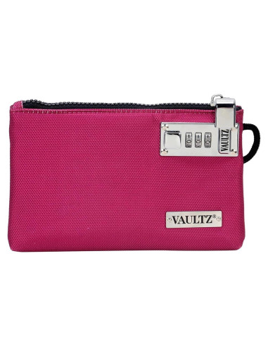 Bolsa de Dinero Vaultz Berry con Cerradura - 12,7 x 17,8 cm