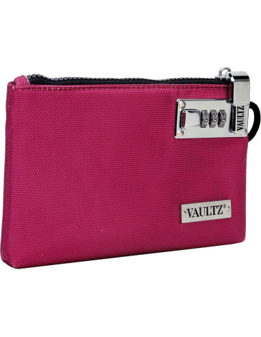 Bolsa de Dinero Vaultz Berry con Cerradura - 12,7 x 17,8 cm