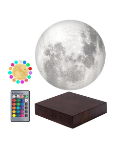 Lámpara de Luna VGAzer 3D 15 cm con Levitación Magnética