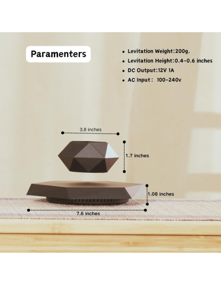 Maceta Flotante MOOCCI Hexagonal para Suculentas 19.5cm