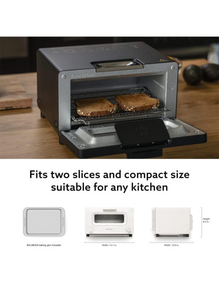 BALMUDA La Tostadora Horno de Vapor 5 Modos Blanco