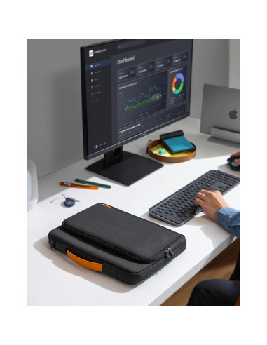 Funda Protectora tomtoc para Laptop 14" MacBook Pro Negra