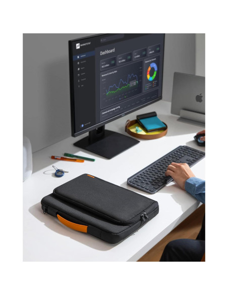 Funda Protectora tomtoc para Laptop 14" MacBook Pro Negra