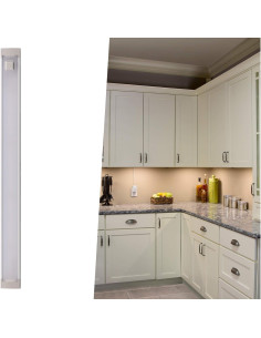 Barra de Luz LED BLACK+DECKER 1 Kit 24 cm Blanco Cálido 2