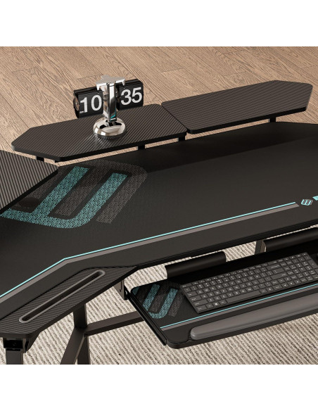 Soporte para Monitor EUREKA ERGONOMIC 50cm x 22cm Negro Soporte para Monitor EUREKA ERGONOMIC 50cm x 22cm Negro