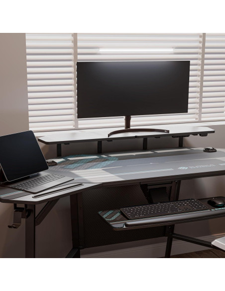 Soporte para Monitor EUREKA ERGONOMIC 50cm x 22cm Negro Soporte para Monitor EUREKA ERGONOMIC 50cm x 22cm Negro