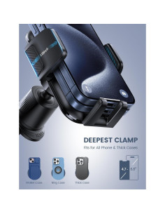 Soporte para teléfono de coche Lamicall STCV01 negro 2