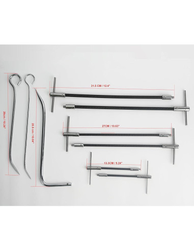 Juego de Extractores de Empaque Mefape 23 Piezas Acero