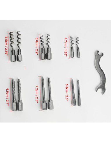 Juego de Extractores de Empaque Mefape 23 Piezas Acero