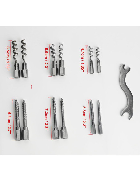 Juego de Extractores de Empaque Mefape 23 Piezas Acero