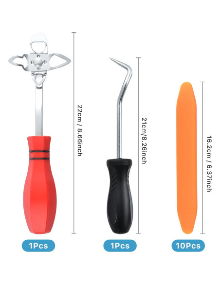 Kit de Herramientas para Instalación de Parabrisas 12 Pzas