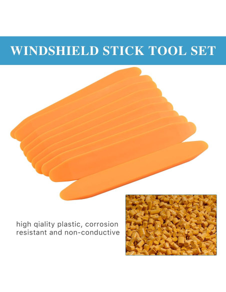 Kit de Herramientas para Instalación de Parabrisas 12 Pzas