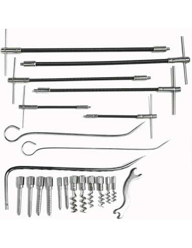Juego de Extractores de Empaque Mefape 23 Piezas Acero