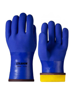 Guantes de Trabajo LANON PVC Impermeables XL Antideslizantes